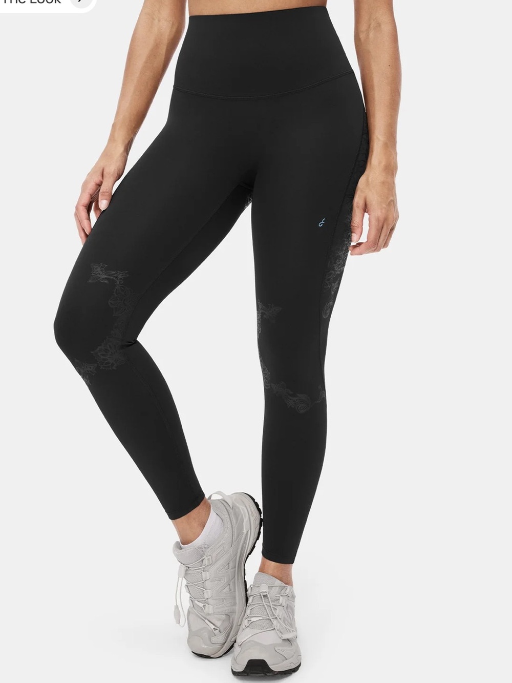 NWT Fanka Body Sculpt CalmWave Leggings Compression Black Gray Sz 14